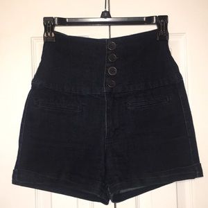 Arden B High Waisted Denim Shorts